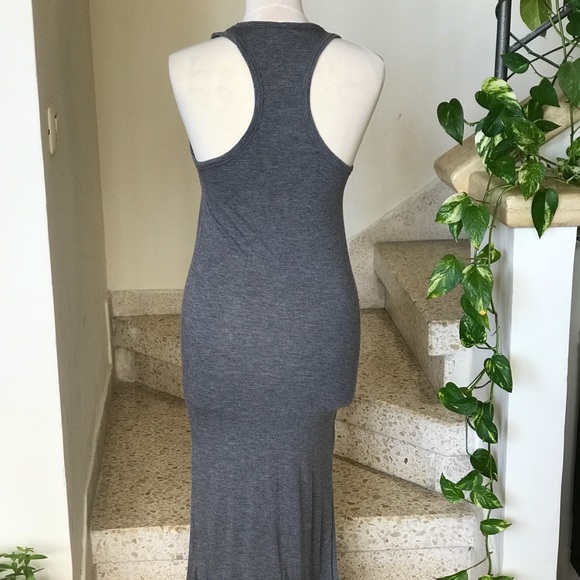 Alexander Wang Racerback Jersey Fitted Maxi Dress - Picture 9 of 12